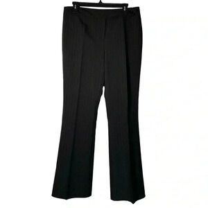 Dorothy Perkins Stripes Workwear Hugh Rise Black Plaid Pants Women Size 10